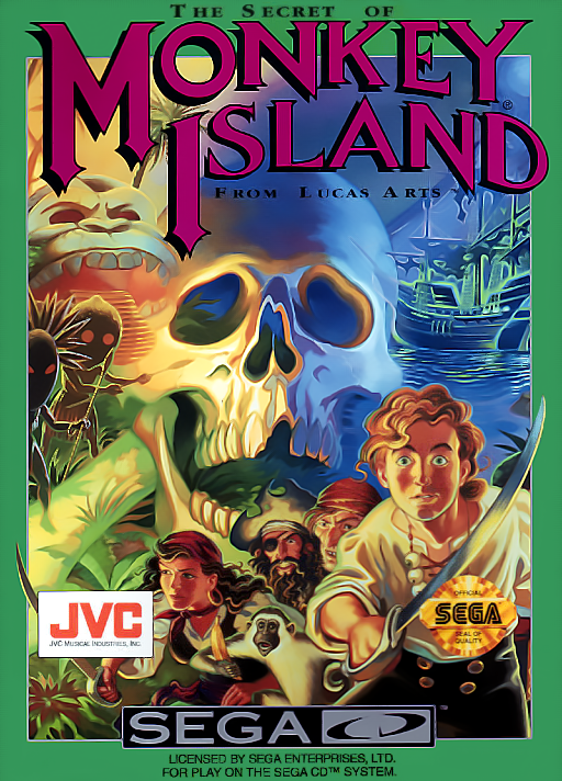 Secret of Monkey Island, The (USA) Sega CD Game Cover